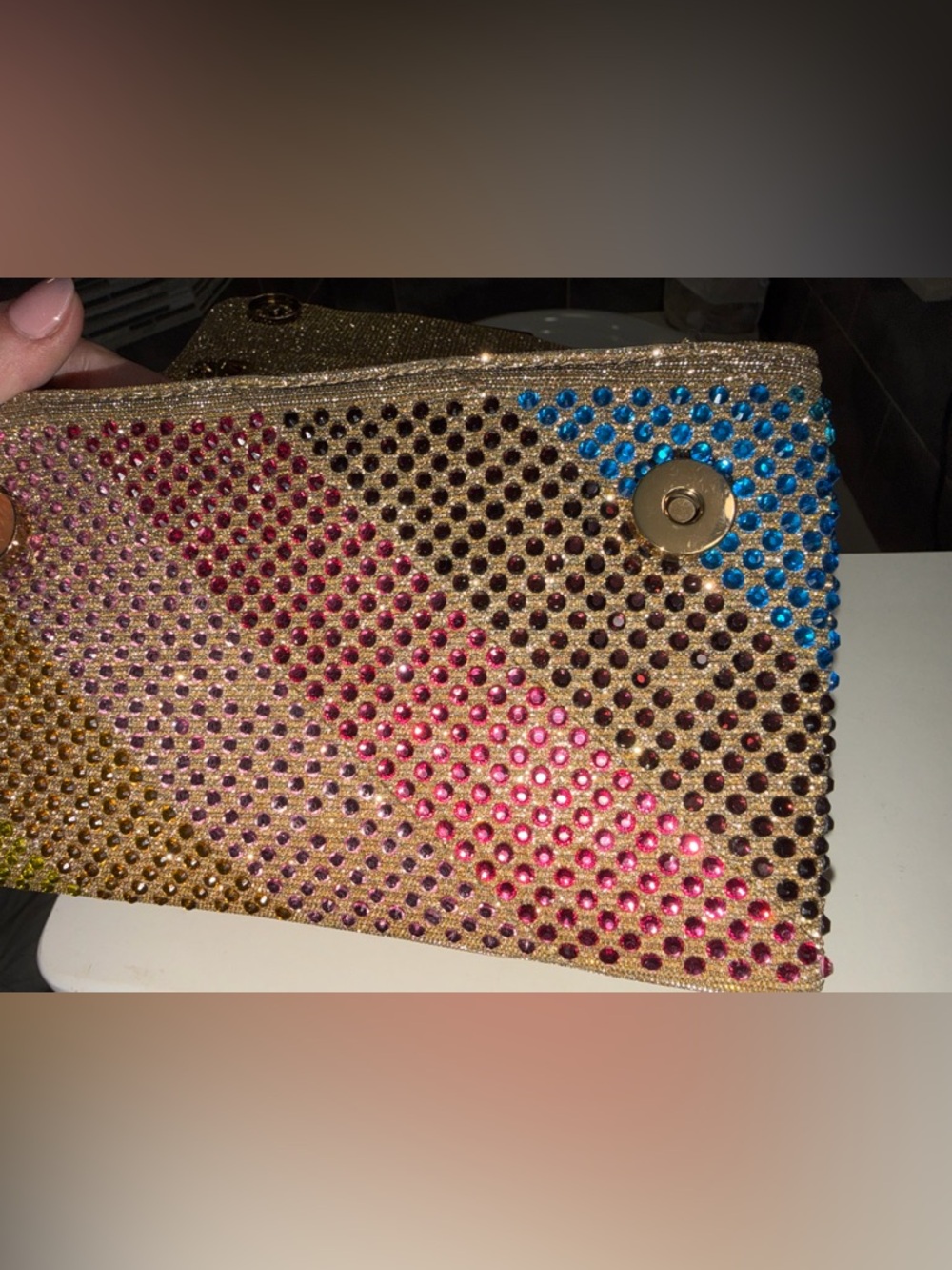 Kurt Geiger Multicolor Crystal Mini Bag - Picture 7 of 16